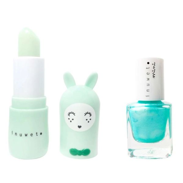 Inuwet Coffret Duo Baume & Vernis Pomme Kids Aqua Hydratation & Manucure Ludique