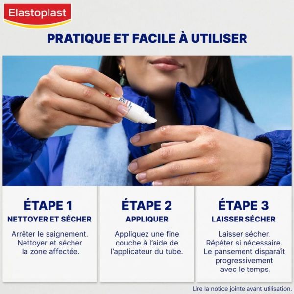 Elastoplast Pansement Liquide Concentré - 10ml - Protège instantanément et favorise la cicatrisation