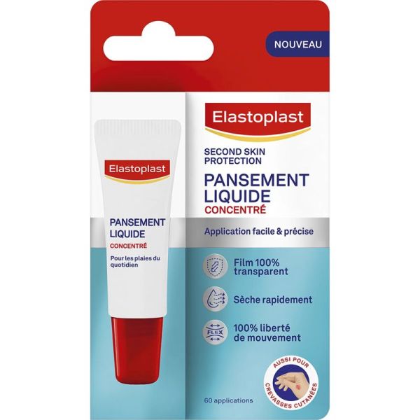 Elastoplast Pansement Liquide Concentré - 10ml - Protège instantanément et favorise la cicatrisation