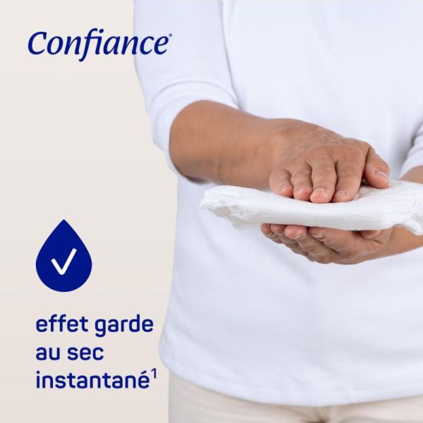 Confiance Mobile 10 Gouttes Taille L – 14 slips absorbants jour et nuit, discret et confortable, absorption rapide