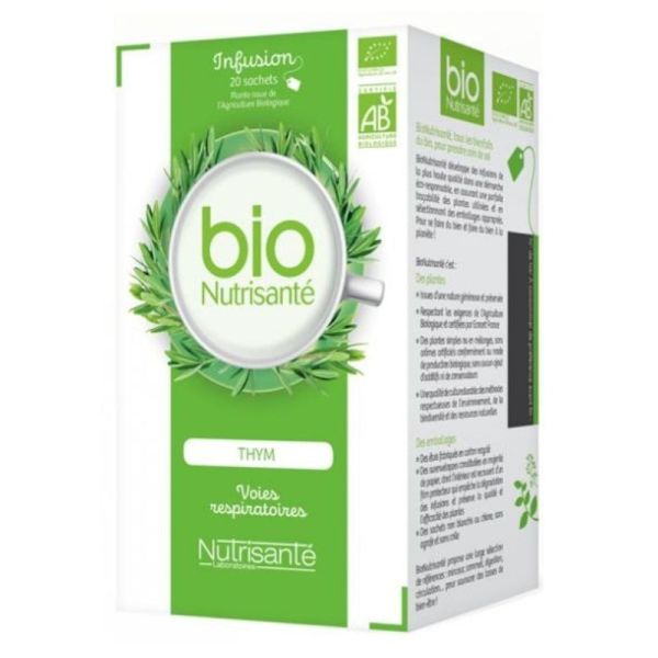 Nutrisanté Infusion Thym Bio - 20 Sachets