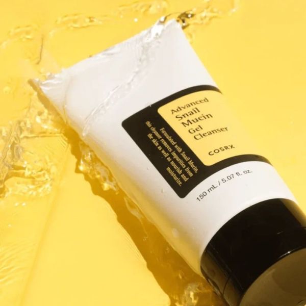 COSRX Advanced Snail Mucin Power Gel Cleanser 150ml - Gel nettoyant moussant réparateur et doux