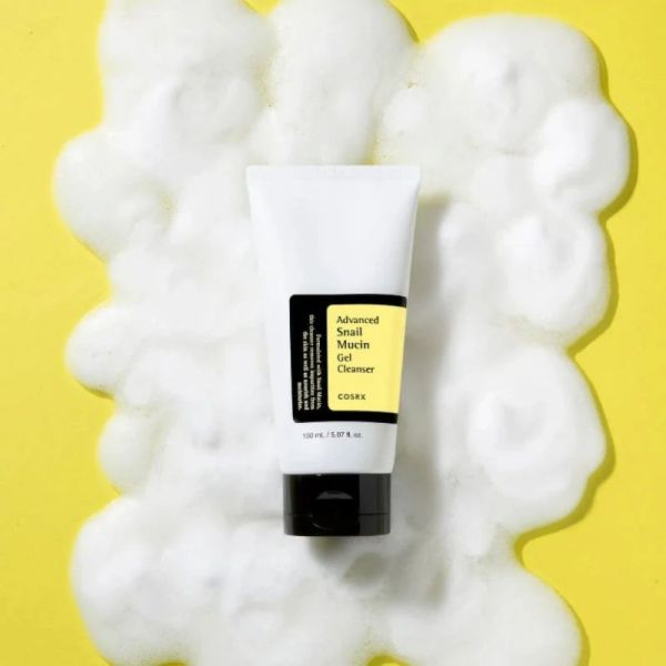 COSRX Advanced Snail Mucin Power Gel Cleanser 150ml - Gel nettoyant moussant réparateur et doux