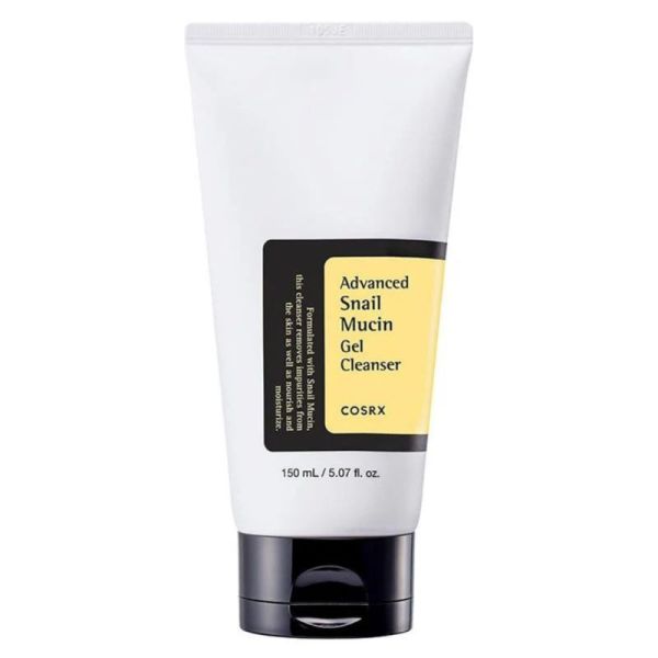 COSRX Advanced Snail Mucin Power Gel Cleanser 150ml - Gel nettoyant moussant réparateur et doux
