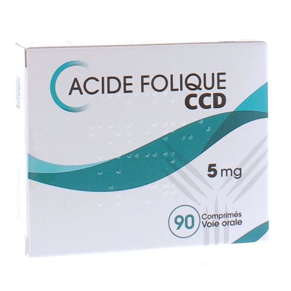 CCD Acide folique 5mg 20 comprimés
