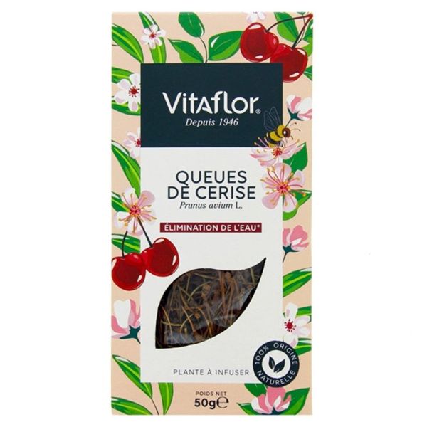 Vitaflor Queues de Cerise - Élimination de l'Eau - 50 g