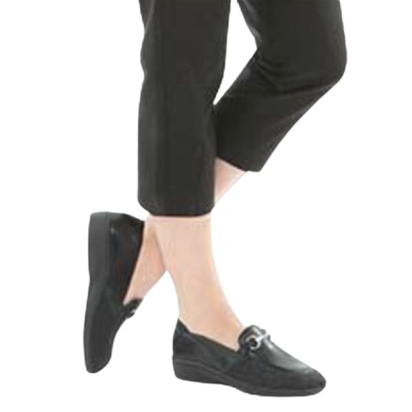 Gibaud CHUT Égine Noir - Chaussures Confort Femme Hallux Valgus
