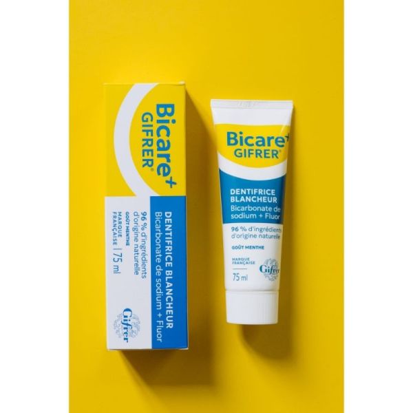 Gifrer Bicare Plus Dentifrice au Bicarbonate 75 ml