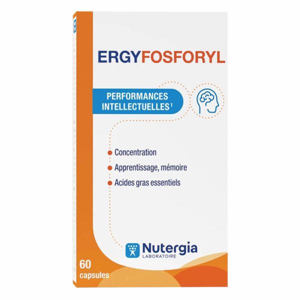 Nutergia Ergyfosforyl - Améliore les Performances intellectuelles - 60 capsules