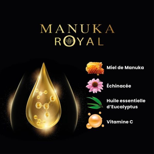 Santarome Manuka Royal Pastilles Gorge 24 Pastilles à Sucer – Confort et immunité