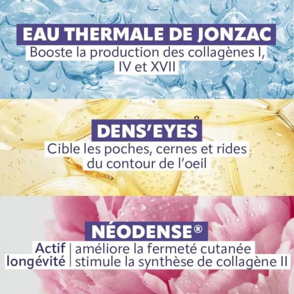 Jonzac Soin regard fermeté bio Tube de 15 ml - Fermeté et éclat du contour des yeux