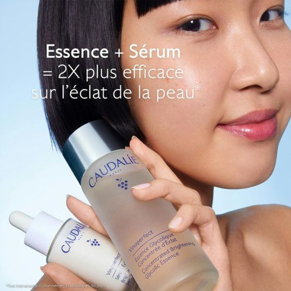 Caudalie Vinoperfect Essence Glycolique Concentrée d'Éclat 100ml – Éclat et anti-taches