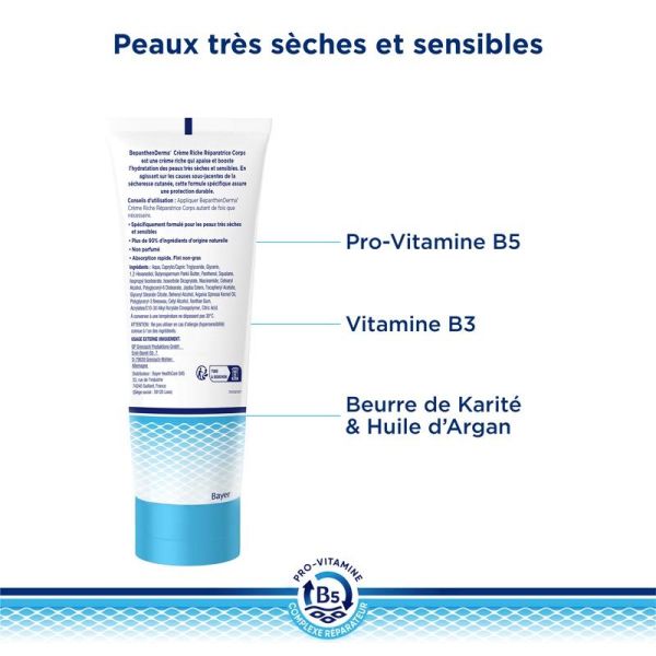 Bepanthen Derma Crème Riche Réparatrice Corps 200 ml