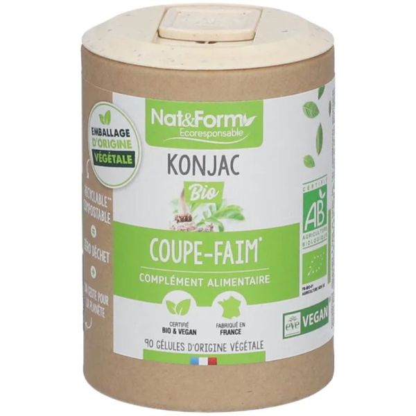Nat&Form Konjac Bio - Effet coupe-faim naturel et aide à la perte de poids