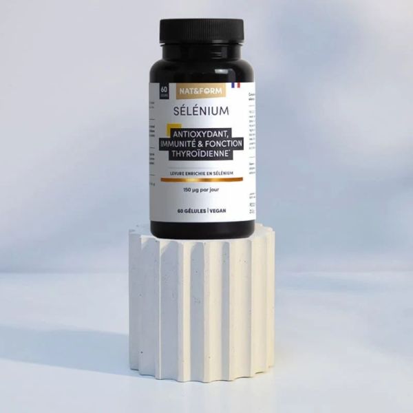 Nat&From Sélénium 60 gélules – Antioxydant et immunité