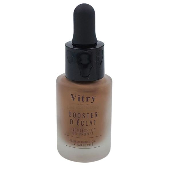 Vitry Boost Booster d'Éclat Highlighter 03 Bronze 15 ml - Enlumineur hybride pour un fini lumineux naturel et sur mesure