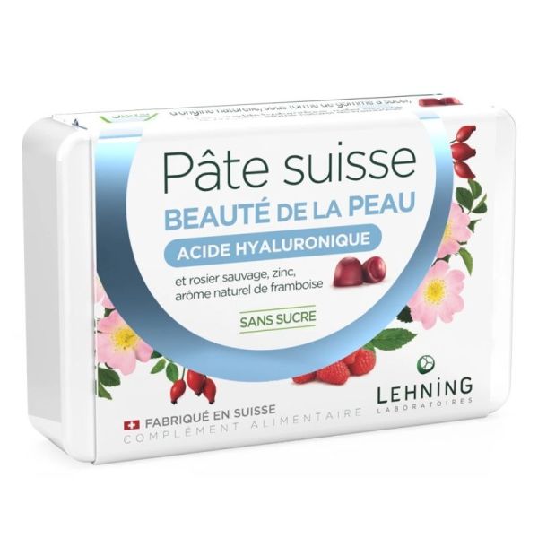 Lehning Pâte Suisse Beauté de la Peau Acide Hyaluronique - 40 Gommes