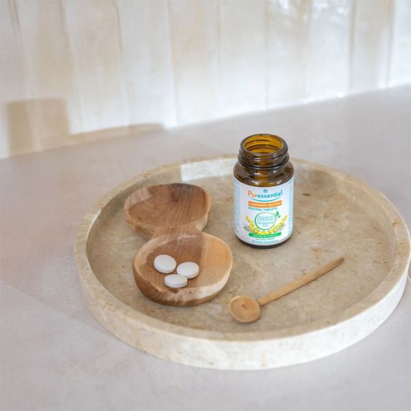 Puressentiel Comprimés Neutres pour Huiles Essentielles 30 Comprimés – Support oral enrichi en Acérola