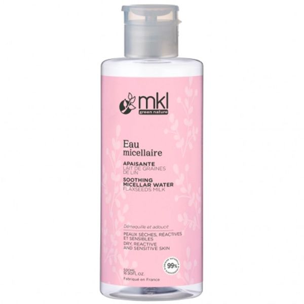 MKL Eau Micellaire Apaisante - 500ml - Nettoyant douceur pour peaux sensibles