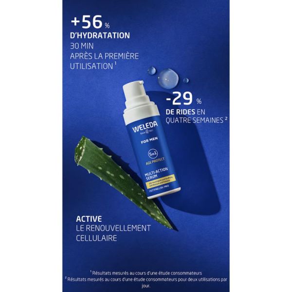 Weleda Homme Sérum Multiaction Anti-Âge 5en1 30ml – Fermeté et rides