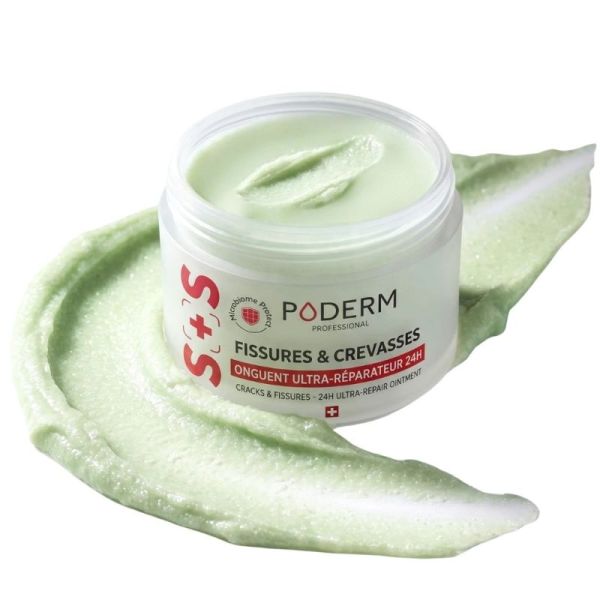 Poderm Onguent Ultra-Réparateur Fissures & Crevasses 25 g - Comble isole et répare