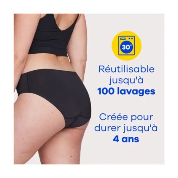 Always Culotte Menstruelle Lavable Hipster Flux Moyen à Abondant Taille M – Confort et protection