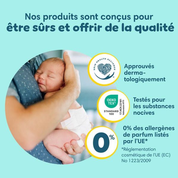 Pampers Premium Protection Taille 3 / 6-10kg - 102 Couches Mega Pack