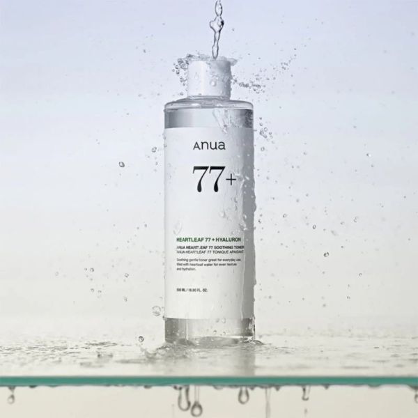 Anua Heartleaf 77% Soothing Toner 250ml - Lotion tonique hydratante et apaisante anti-rougeurs