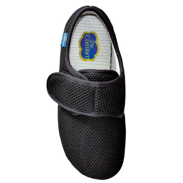 Dr Comfort CHUT Rejilla Noir - Chaussures Confort Femme Hallux Val­gus
