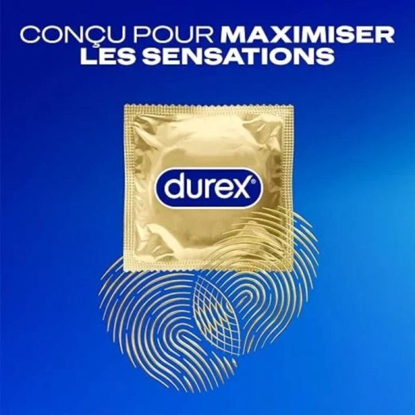 Durex Nude Préservatifs Sans Latex x10 - Sensation peau contre peau