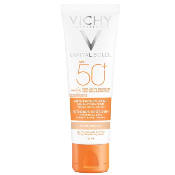 Vichy Capital Soleil Soin Anti-Taches Teinté 3-en-1 SPF50+ 50ml