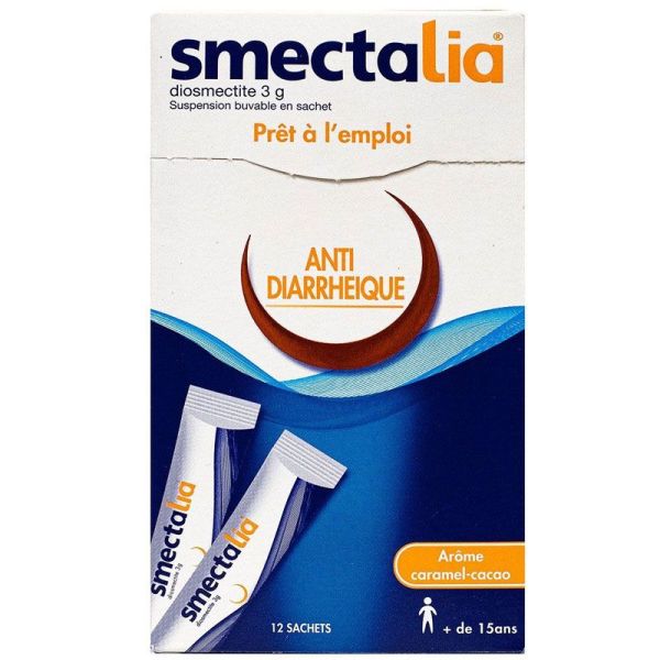Smectalia Caramel Cacao Suspension Buvable 12 sachets