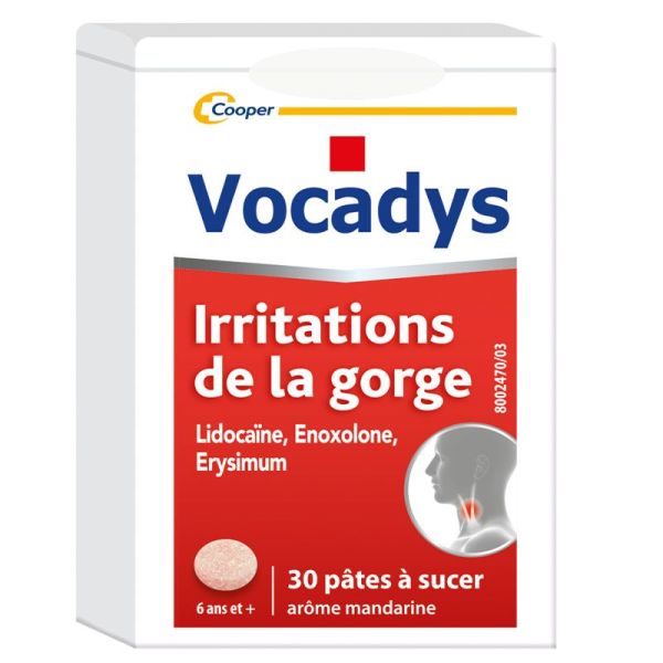 Cooper Vocadys pâte à sucer 30 unités