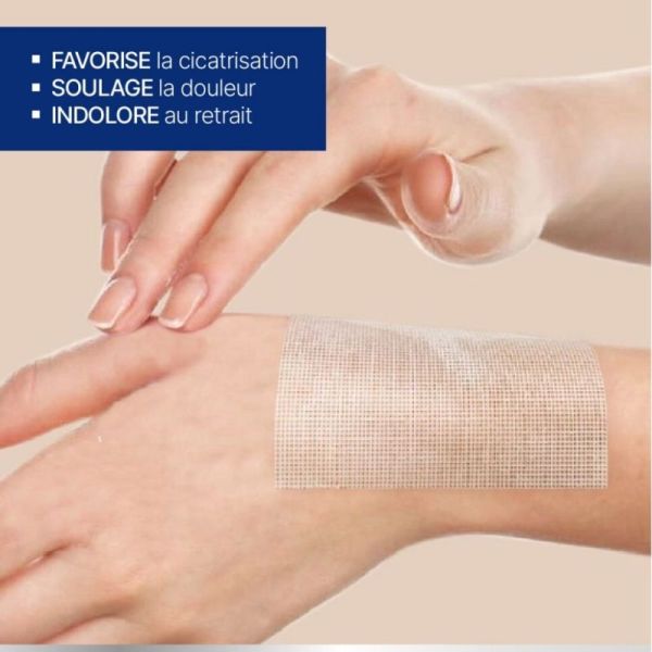 Urgo Brûlures et Blessures Superficielles Tulle Stérile - Soulage la douleur et favorise la cicatrisation