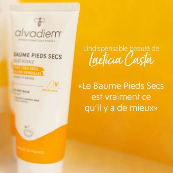 Baume Pieds Secs à la Gelée Royale 150ml - Pieds très secs et talons fendillés