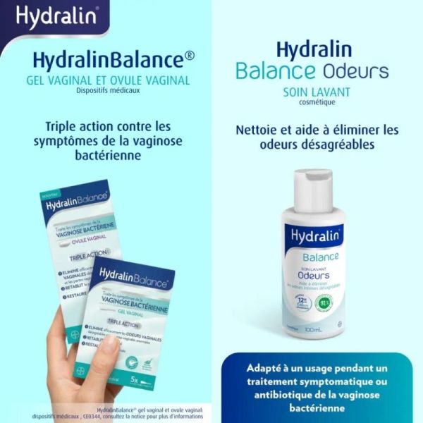 Bayer Hydralin Balance Soin lavant Odeurs 200ml - Elimine les odeurs intimes