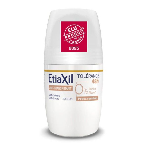 Etiaxil Anti-transpirant Tolérance 48h Peaux Sensibles Roll-on - 50ml