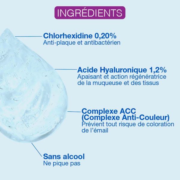 Hyalugel Forte Perio Gel Buccal Assainissant - 8ml - Gencives sensibles et muqueuses irritées