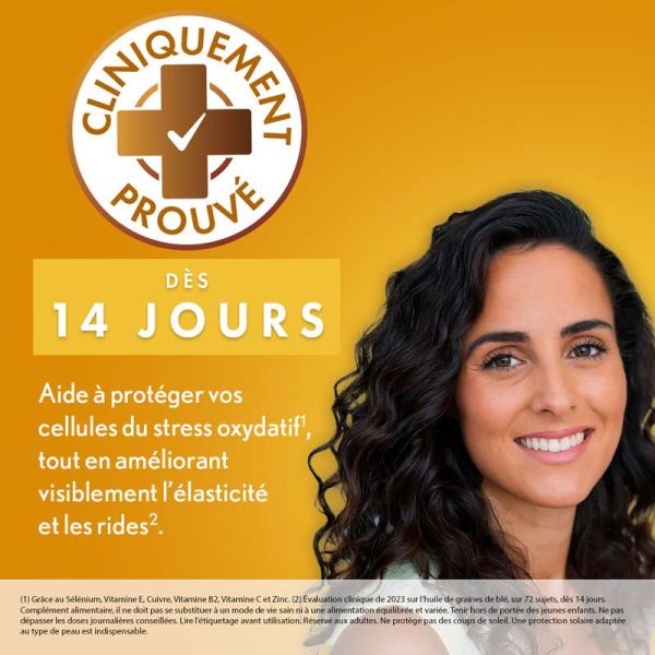 Oenobiol Sun Expert Préparateur Solaire 3 en 1 Triple action - 2x30 capsules - Protection, hâle et anti-âge