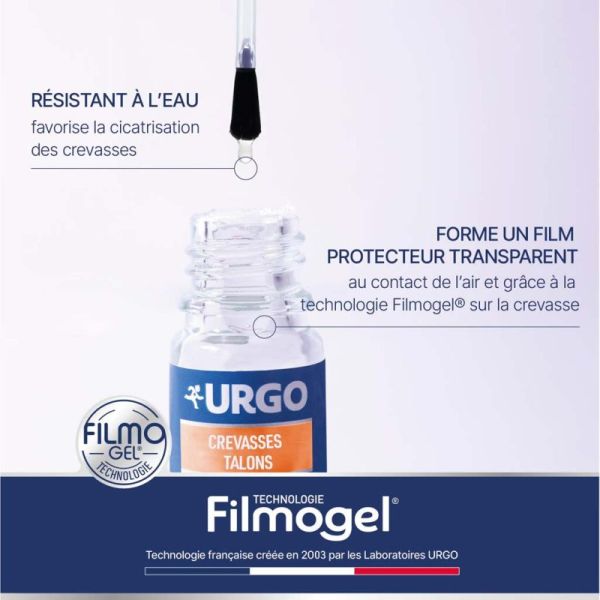 Urgo Filmogel Crevasses Talons - Soulage La Douleur Des Crevasses Aux Talons - 7,5 ml