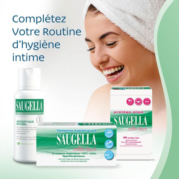 Saugella Cotton Touch Tampon Hygiénique Mini 16 unités