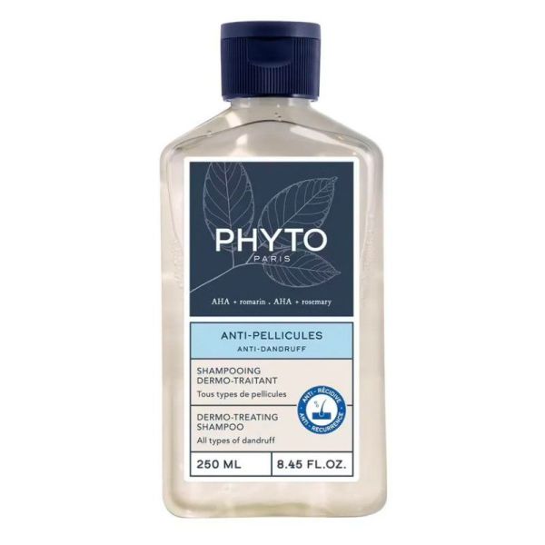 Phyto Shampooing Dermo-Traitant Anti-Pellicules - Traite Tout Type de Pellicules - 250ml
