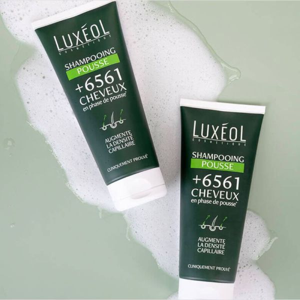 Luxéol Shampooing Pousse - 200ml -  Favorise la densité capillaire