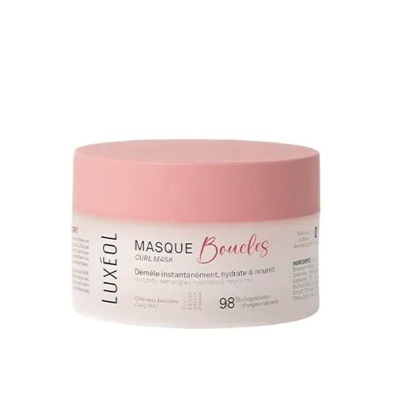 Luxéol Masque Boucles - 200ml - Nutrition intense et définition parfaite pour les boucles