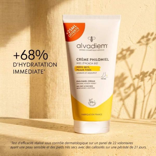 Alvadiem Philomiel Crème Douceur Pieds Offre spéciale 175 ml - Adoucit et nourrit la peau