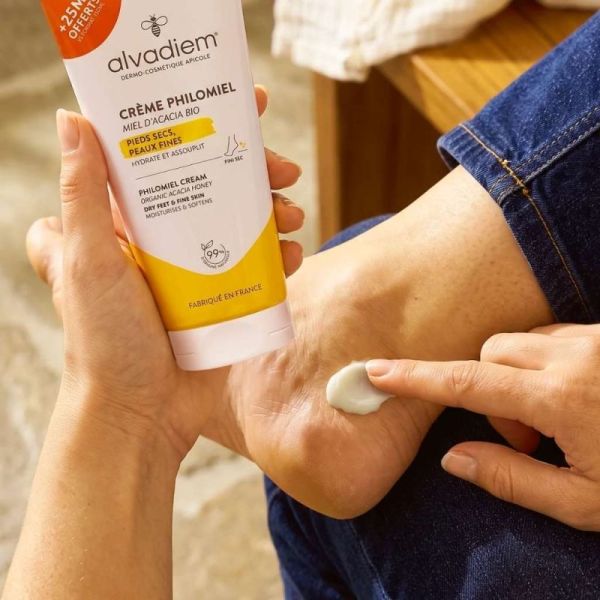 Alvadiem Philomiel Crème Douceur Pieds Offre spéciale 175 ml - Adoucit et nourrit la peau