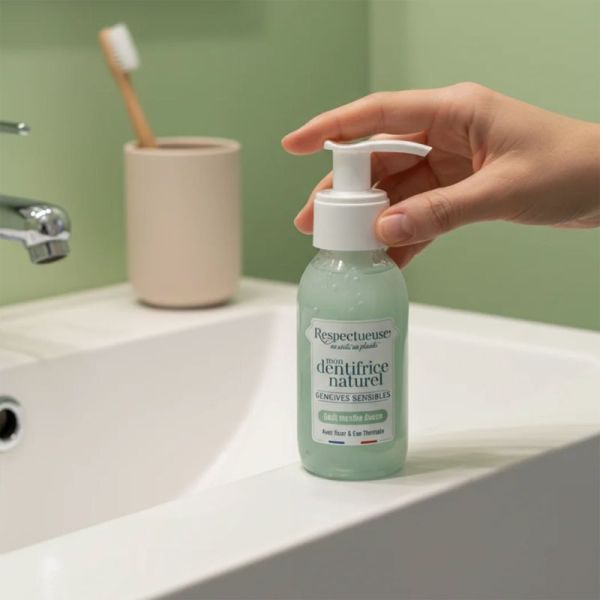 Respectueuse Dentifrice Gencives Sensibles 80ml – Apaisement et protection