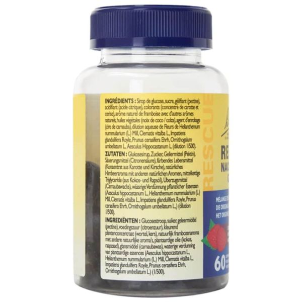 Rescue Bach Nuit Gummies 60 gommes – Sommeil et pensées sereines