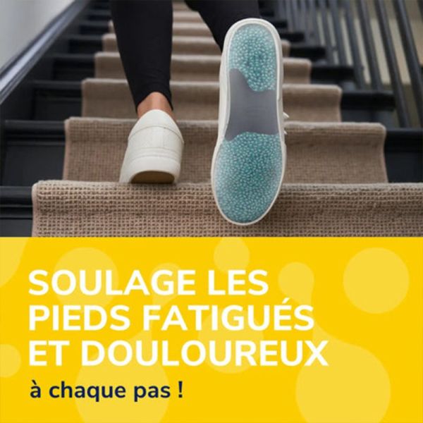Scholl 24H Énergie Semelles Multi-Usages Taille 35-40 1 Paire – Amorti et dynamisme