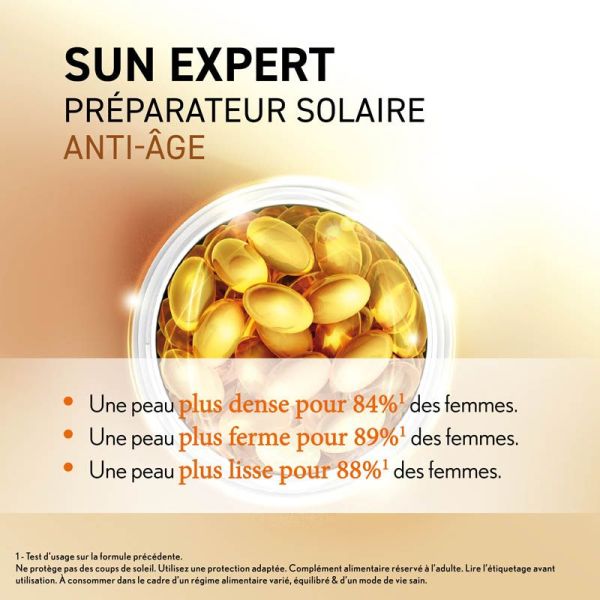 Oenobiol Sun Expert Préparateur Solaire Anti-âge - 30 Capsules -  Préparation de la peau au soleil